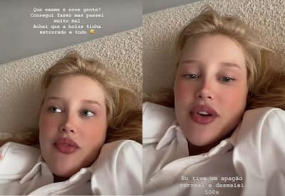 Malu Borges passa mal após exame e relata desmaios e alucinações