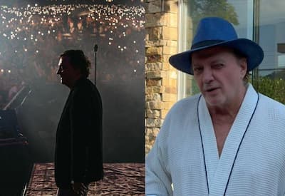 Fábio Jr. surge de roupão e chapéu e agita web aos 72 anos