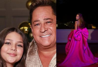 Neta de Leonardo investe em look luxuoso para aniversário de 15 anos
