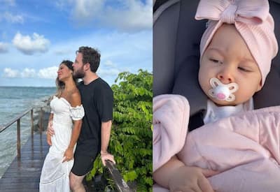 Thiago Nigro encanta ao mostrar rosto da filha com Maíra Card