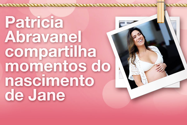 Montagem Patricia Abravanel grávida