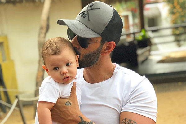 Gusttavo Lima com filho