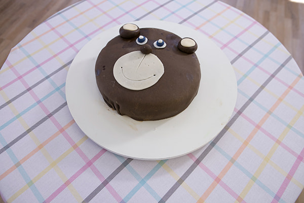 Bolo Urso amigo para sempre do Gustavo