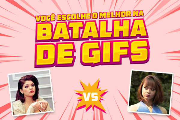 imagem com as fotos de palina martins e soraya montenegro com arte de batalha de gifs