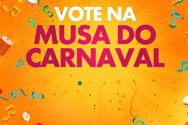 arte escrita vote na musa do carnaval