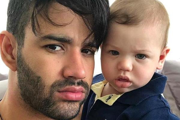 Gusttavo Lima e o bebê