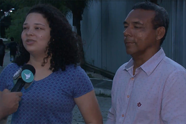 Pai e Filha passaram juntos em vestibular e dão entrevista à TV Jagandeiro