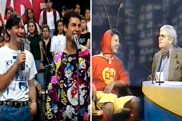 montagem serginho groisman e dinho/ dinho e jô soares