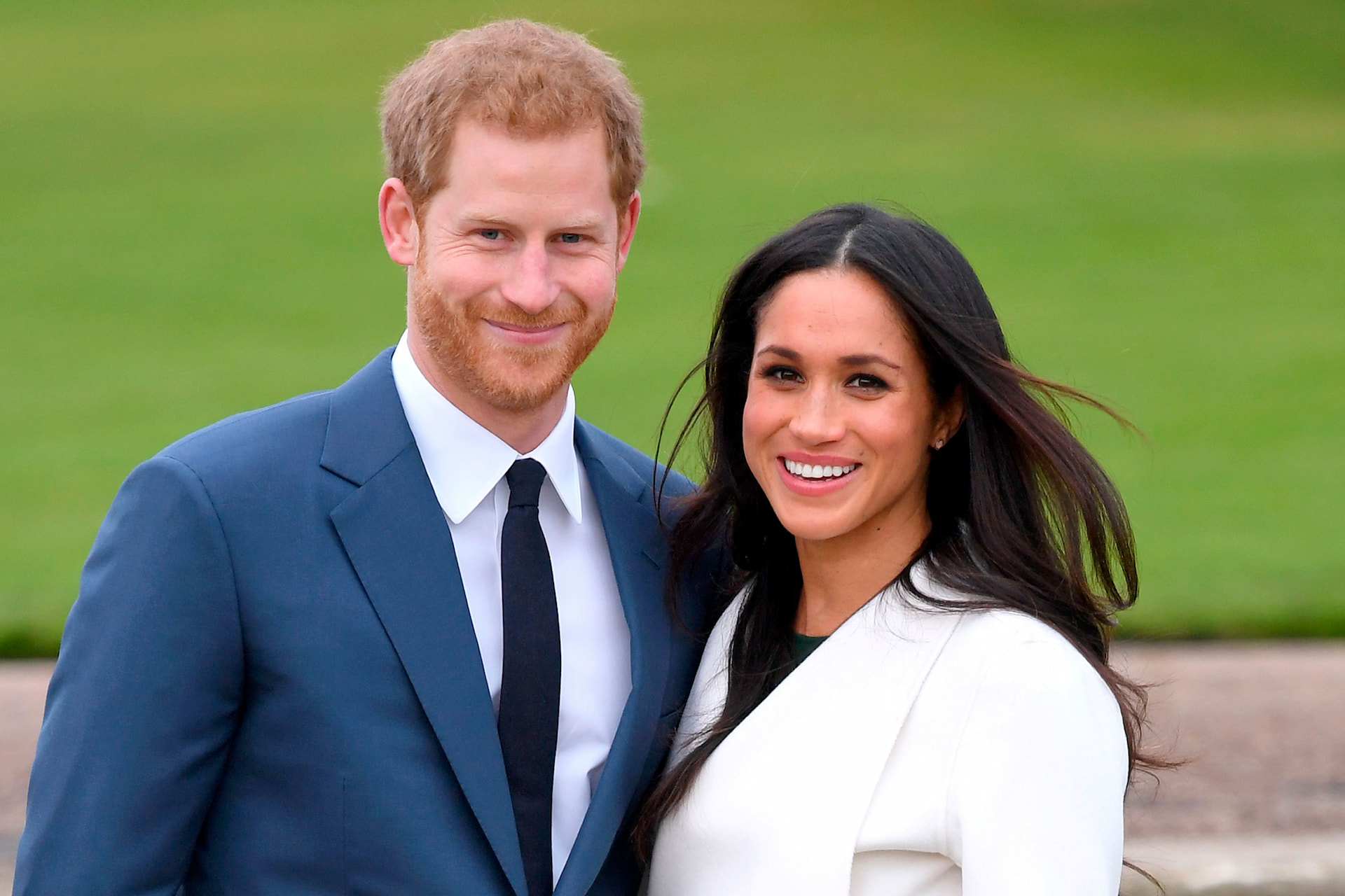 o casal  Príncipe Harry e Meghan Markle