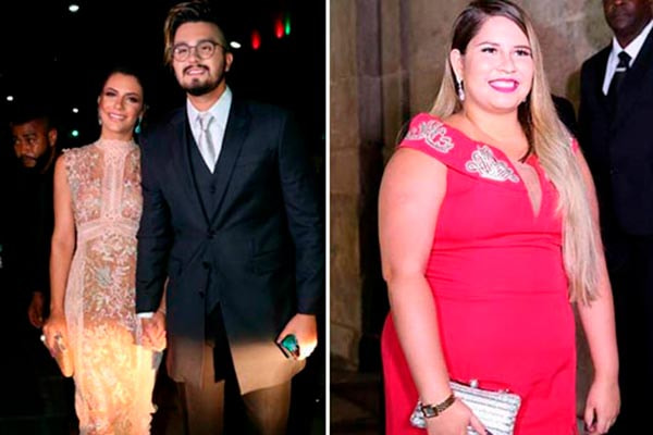 Famosos arrasam no look no casamento de Matheus 