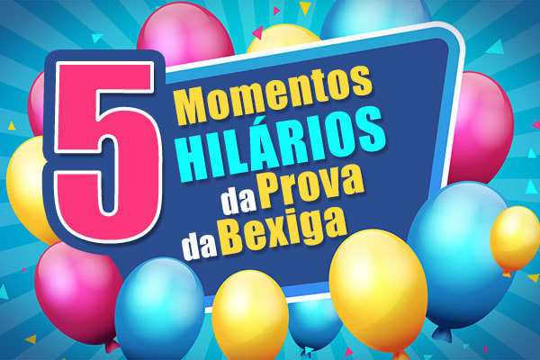 Arte cinco momentos hilários da prova da bexiga do Programa do Ratinho