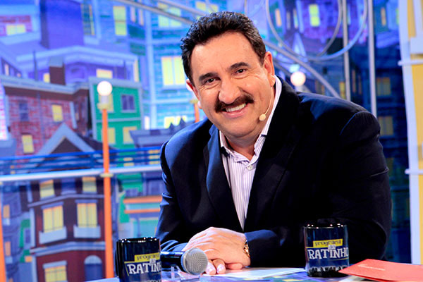 Ratinho no cenário do Programa do Ratinho