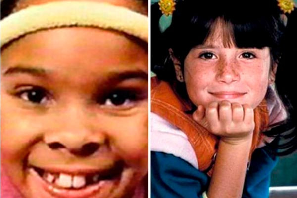 Montagem de Soleil Moon Frye e Cherie Johnson 