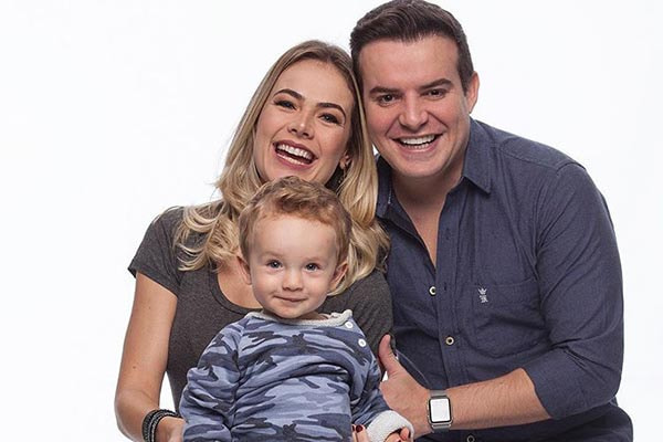 Thaís Pacholek, Belutti e o filho Luis Miguel