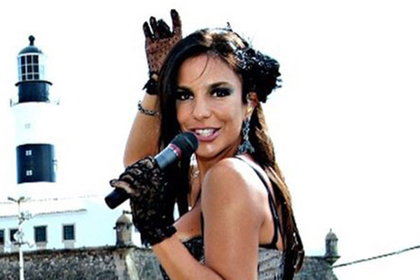 Ivete Sangalo durante o carnaval de Salvador