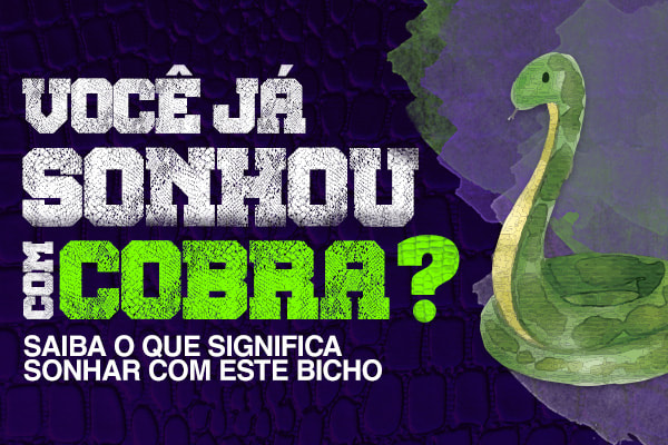 Arte sonhar com cobra