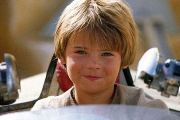 o ator Jake Lloyd, quando criança