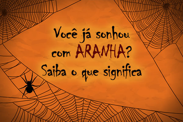 Arte sonhar com aranha