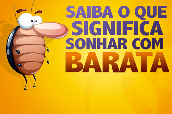 Arte sonhar com barata