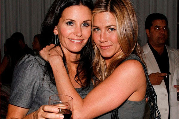 Jennifer Aniston e Courteney Cox