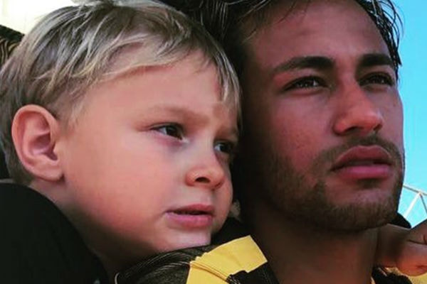 Neymar e Davi Lucca