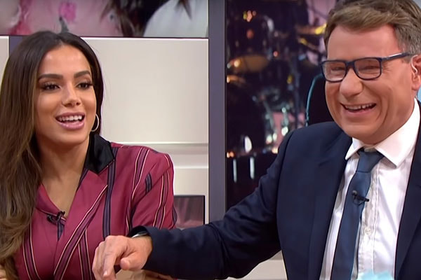 Anitta no programa Good Morning Britain