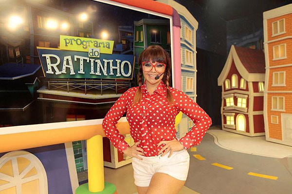 Valentina Francavilla no Programa do Ratinho