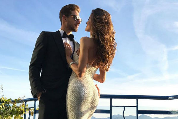 Izabel Goulart e Kevin Trapp