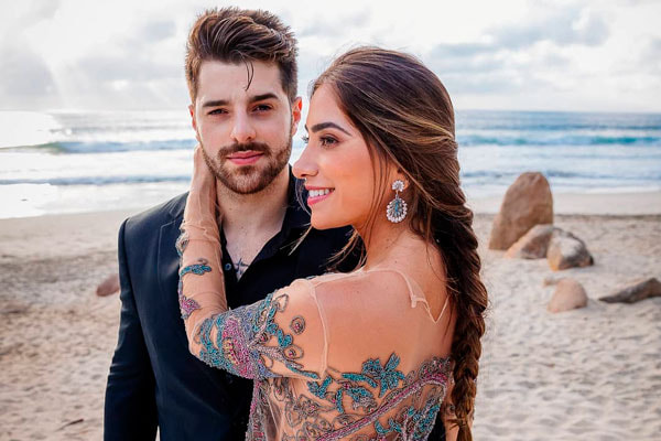 o casal dj alok e Romana Novais