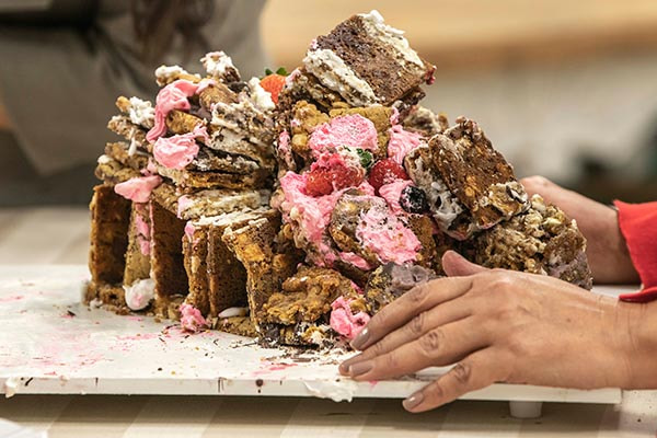 Torre de cookies da Edna