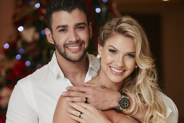 gusttavo lima e andressa suita em seu casamento