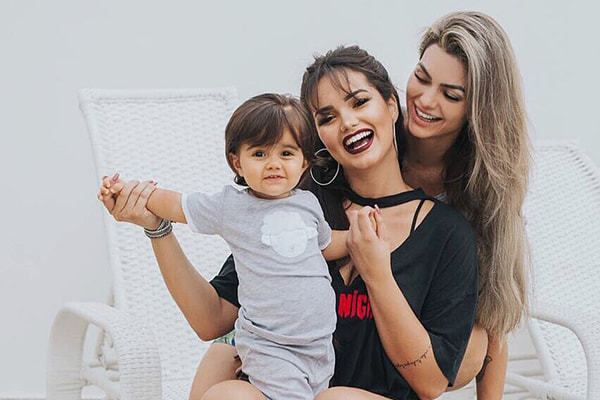 Kelly Key e os filhos