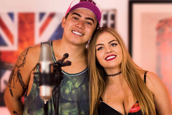O casal de youtubers Luísa Sonza e Whindersson Nunes, que são casados
