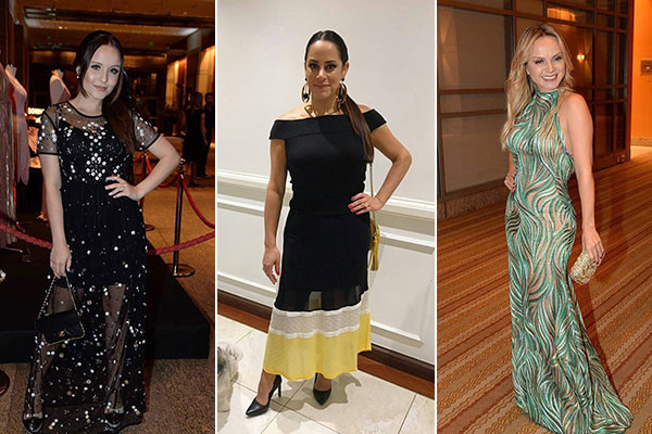 Larissa Manoela, Silvia Abravanel e Eliana no Jantar Solidário da AACD