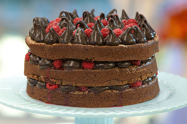 Torta Brownie com Brigadeiro e Framboesa do Ricardo