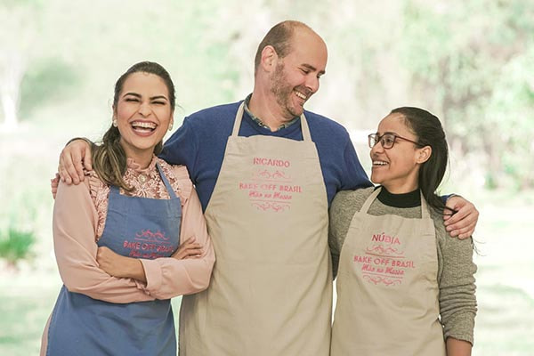 Finalistas Núbia, Ricardo e Nayane