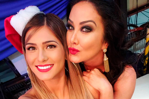 Lívia Andrade e Hellen Ganzarolli