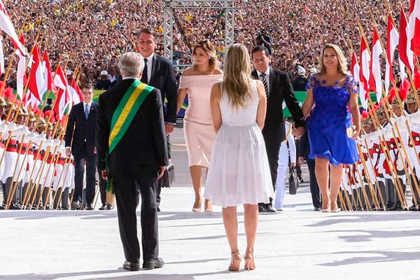 Foto da posse de Jair Bolsonaro