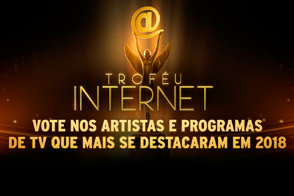Arte votação Troféu Internet