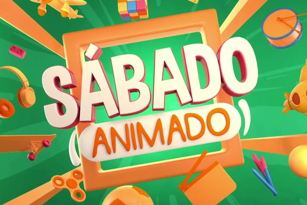 logotipo do sabado animado