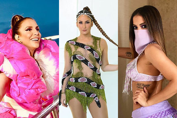 Ivete, Claudia e Anitta