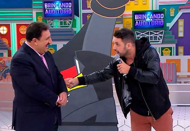 Rodrigo Capela com Ratinho