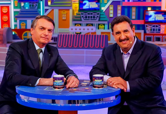 Ratinho e Jair Bolsonaro