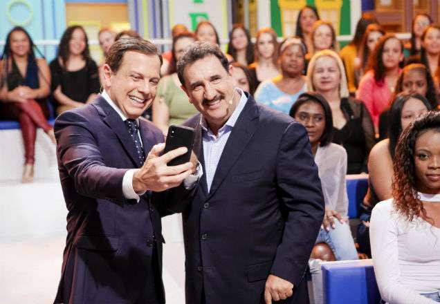 Ratinho e João Doria