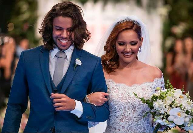 o casal de noivos gabriela e matheus