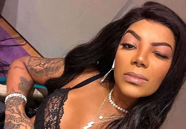 Ludmilla comprou um leão para ficar na entrada de sua casa