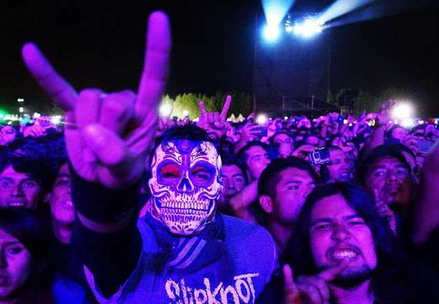 Fãs da banda Slipknot