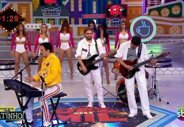 Queen cover se apresenta no palco do Dez ou Mil