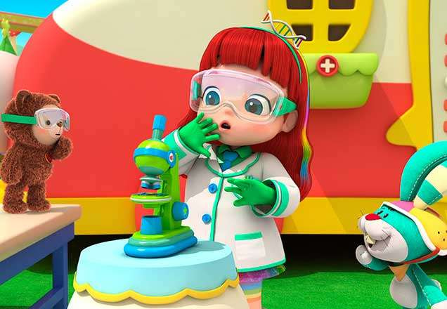 a turma de rainbow ruby