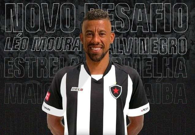 Léo Moura anunciado pelo Botafogo-PB